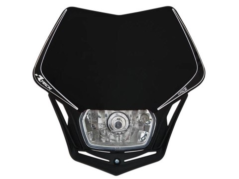 RACETECH (RTECH) LAMPA PRZEDNIA V-FACE KOLOR CZARNY