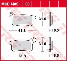 TRW LUCAS KLOCKI HAMULCOWE KH357 SINTER OFFROAD KTM SX 65 02-, SX 85 03-11, PRZÓD/TYŁ (PROMOCJA)