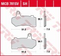 TRW LUCAS KLOCKI HAMULCOWE KH409 SINTER STREET HARLEY-DAVIDSON 1130 / 1250 / 1584 / 1690 / 1750 / 1800 / 1870 / 1923 06-21,TYŁ