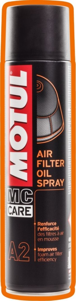 MOTUL A2 AIR FILTER OIL 0,4L SPRAY (DO FILTRÓW POWIETRZA)