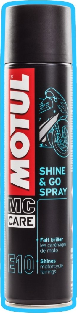 MOTUL E10 SHINE AND GO SPRAY 0,4L (CZYSZCZENIE I OCHRONA LAKIERU)