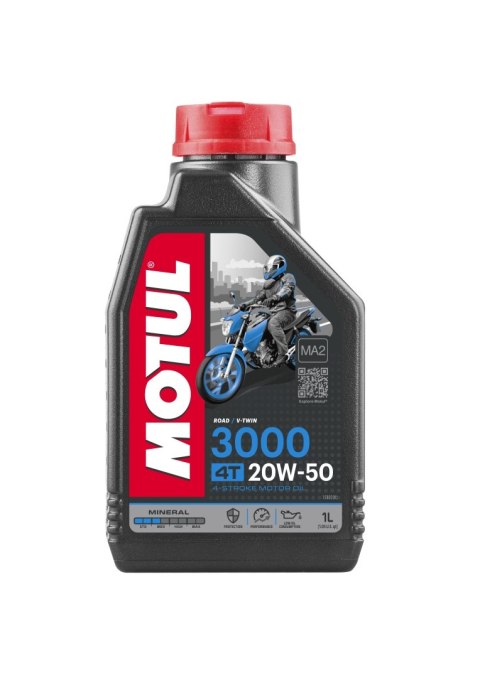 MOTUL OLEJ SILNIK 3000 4T 20W50 1L (MINERALNY)