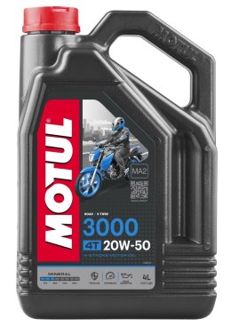 MOTUL OLEJ SILNIK 3000 4T 20W50 4L (MINERALNY)