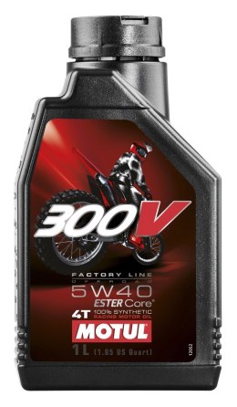 MOTUL OLEJ SILNIK 300V 4T FL OFF ROAD 5W40 1L (SYNTETYCZNY)