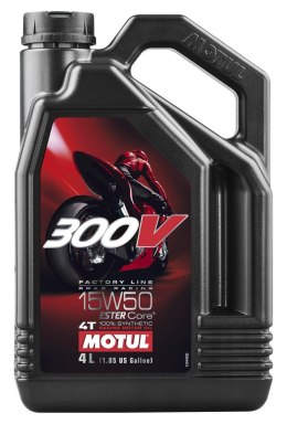 MOTUL OLEJ SILNIK 300V 4T FL ROAD RACING 15W50 4L (SYNTETYCZNY)