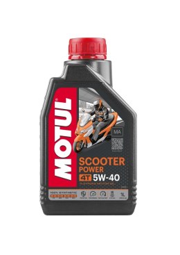 MOTUL OLEJ SILNIK SCOOTER POWER 4T 5W40 1L (100% SYNTETYK)