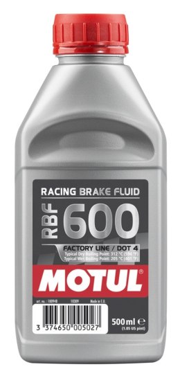 MOTUL PŁYN HAMULCOWY RACING RBF 600 DOT4 0,5L FACTORY LINE (SYNTETYCZNY)