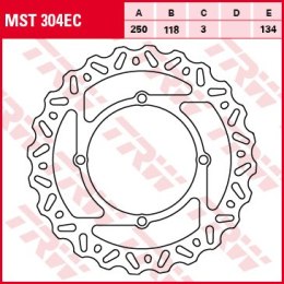 TRW LUCAS TARCZA HAMULCOWA PRZÓD SUZUKI RMZ 250 07-09, RMZ 450 05-,