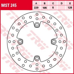 TRW LUCAS TARCZA HAMULCOWA PRZÓD/TYŁ HONDA CBR 125 04-17, CRF 250 13-, CB 600 HORNET 98-06, CBR 600 F / RR 91-16, XR 650 L 93-97