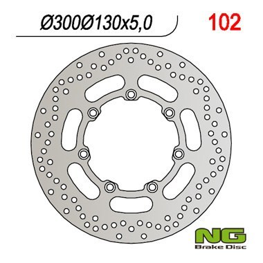 NG TARCZA HAMULCOWA PRZÓD KAWASAKI VN 1500/1600 (PATRZ OPIS TOWARU)