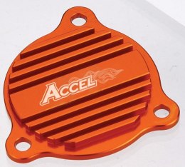 ACCEL POKRYWA POMPY OLEJU KTM EXC 350/400/450/500/530 '08-'12, SXF350 '11-'12 KOLOR POMARAŃCZOWY - PROMOCJA