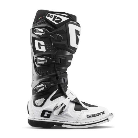 GAERNE BUTY CROSS/ENDURO MODEL SG-12 BLACK/WHITE KOLOR CZARNY/BIAŁY ROZMIAR 42