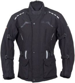 ROLEFF WIELKA PROMOCJA KURTKA TEKSTYLNA DŁUGA SOFTSHELL MODEL RO1512 (3W1) KOLOR CZARNY ROZMIAR M