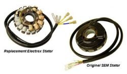 ELECTREX UZWOJENIE ALTERNATORA (STATOR) ZE ŚWIATŁAMI HUSABERG 98-03, KTM (STARE MODELE)