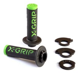 X-GRIP PROMOCJA MANETKI BRAAAAP GRIPS LOCK-ON-GRIP GREEN KOLOR ZIELON-GRIPY Z ADAPTERAMI ROLGAZU