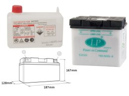 LANDPORT AKUMULATOR Y60-N30L-A (MD L60-N30L-A) 12V 30AH 187X130X170 (G60N30LA) OBSŁUGOWY - ELEKTROLIT OSOBNO (2) UE2019/1148