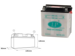 LANDPORT AKUMULATOR YB10L-B2 (MB LB10L-B2) 12V 11Ah 136x91x146 OBSŁUGOWY - BEZ ELEKTROLITU (5)