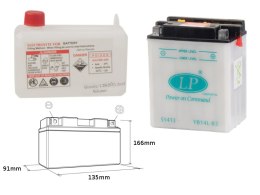 LANDPORT AKUMULATOR YB14L-B2 (MD LB14L-B2) 12V 14AH 135X91X167 OBSŁUGOWY - ELEKTROLIT OSOBNO (4) UE2019/1148