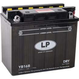 LANDPORT AKUMULATOR YB16B (MD LB16B) 12V19AH 175X100X155 OBSŁUGOWY - ELEKTROLIT OSOBNO (2) UE2019/1148