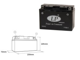 LANDPORT AKUMULATOR YT9B-4 (MS LT9B-4) 12V 8AH 150X69X105 BEZOBSŁUGOWY - ZALANY (6)