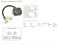 DZE REGULATOR NAPIĘCIA HONDA CBR900RR 02-03 (CBR954), VTX1800 02-08 (ESR690) (31600-MCJ-750) (SH678DA) (35A)