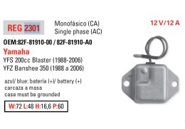 DZE REGULATOR NAPIĘCIA YAMAHA YFS200 BLASTER 88-06, YFZ350 BANSHEE 88-06