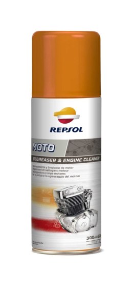 REPSOL ŚRODEK CZYSZCZĄCY DO SILNIKA MOTO DEGREASER AND ENGINE CLEANER 300ML (12)