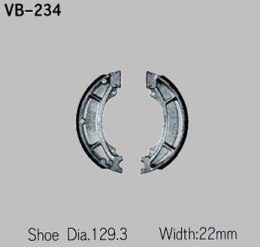 VESRAH SZCZĘKI HAMULCOWE YAMAHA YZ 125 '84, YZ 250 '82-84, YZ 465 '80-82, YZ 490 '82-84, IT 250 '84, IT 465 '81-82, IT 490 '82-8