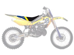 BLACKBIRD POKROWIEC / POSZYCIE NA SIEDZENIE HUSQVARNA CR/WR 125/250 '00-'05, TE/TC 250/450 '02-'04 DREAM 4 KOLOR CZARNY NIEBIESK