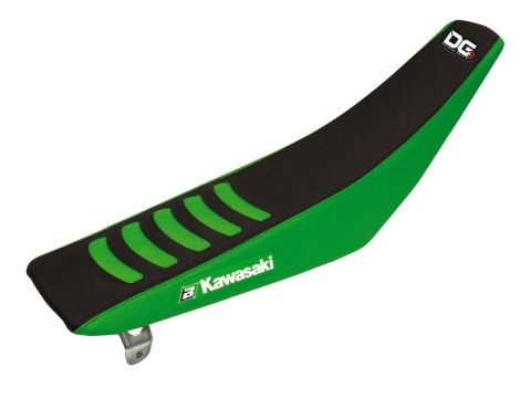 BLACKBIRD POKROWIEC / POSZYCIE NA SIEDZENIE KAWASAKI KX 85 '01-'13 DOUBLE GRIP 3 KOLOR CZARNY ZIELONY