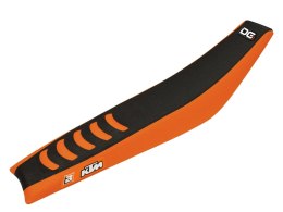 BLACKBIRD POKROWIEC / POSZYCIE NA SIEDZENIE KTM SX 85 '13-'17 DOUBLE GRIP 3 KOLOR CZARNY POMARAŃCZOWY