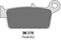 DELTA BRAKING KLOCKI HAMULCOWE KH131 TYŁ - ZASTĘPUJĄ DB2170MX-D ORAZ DB2170QD-D