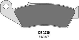 DELTA BRAKING KLOCKI HAMULCOWE KH185 PRZÓD CR/KX/RM/YZ - ZASTĘPUJĄ DB2230MX-D ORAZ DB2230QD-D