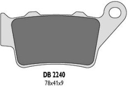 DELTA BRAKING KLOCKI HAMULCOWE KH208 TYŁ BREMBO (KTM) - ZASTĘPUJĄ DB2240MX-N ORAZ DB2240QD-N