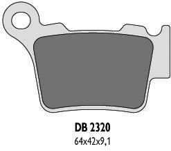 DELTA BRAKING KLOCKI HAMULCOWE KH368 TYŁ BREMBO (KTM) - ZASTĘPUJĄ DB2320MX-N ORAZ DB2320QD-N