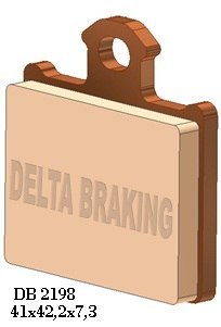 DELTA BRAKING KLOCKI HAMULCOWE KH602 KTM SX85`11-18 TYŁ - ZASTĘPUJĄ DB2198MX-N ORAZ DB2198QD-N