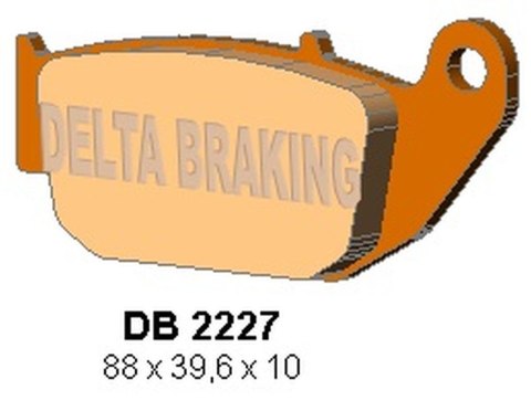 DELTA BRAKING KLOCKI HAMULCOWE KH629 HONDA CBR 125 '11-, CB 125 R / 300 R 18-, CRF 250 L 13-17, SUZUKI GSX-R / S 18-, TYŁ - ZAST