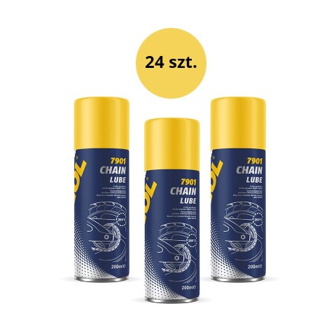 MANNOL CHAIN LUBE 200ML - SMAR DO ŁAŃCUCHA (7901) - KARTON 24 SZTUKI (PAKIET)