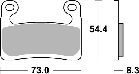 SBS KLOCKI HAMULCOWE RACING DUAL CARBON KOLOR ZŁOTY BMW S 1000RR '19-'21