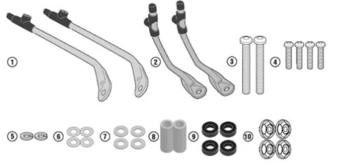 KAPPA MOCOWANIE SZYBY A7061AK SYM Symphony 125 Euro 5 (20)