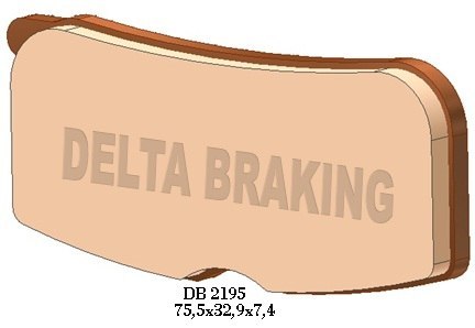 DELTA BRAKING KLOCKI HAMULCOWE KH474 CAN-AM SPYDER RS / RS-S / RT / RT LTD / RT-S '10-12, RS SE5 / SM5 '08-09 PRZÓD STRONA LEWA 