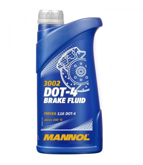 MANNOL BRAKE FLUID DOT-4 1L - PŁYN HAMULCOWY (3002)