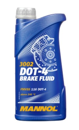 MANNOL BRAKE FLUID DOT-4 (450ML) - PŁYN HAMULCOWY (3002)