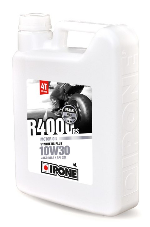 IPONE R4000 RS 10W30 OLEJ SILNIKOWY SEMISYNTETYK 4L (ESTER, MA2) (AKC) (6)