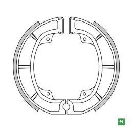 NEWFREN SZCZĘKI HAMULCOWE SUZUKI RM 250/465 '81-82 PRZÓD (150X22MM)