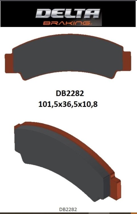 DELTA BRAKING KLOCKI HAMULCOWE KH726 CF MOTO C-FORCE 400/450/500/600 '17-21, Z-FORCE 950/1000 '18-21, U-FORCE 1000 '19-21 PRZÓD 