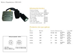 DZE REGULATOR NAPIĘCIA HONDA CBR1000 RR 06-15 MOSFET (50A) (31600-MFL-D01, 31600-MEL-A21) (ESR680;ESR439)