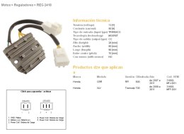 DZE REGULATOR NAPIĘCIA HONDA CBR600RR '07-'12, XL700V TRANSALP '08-'11, MOSFET (50A) (31600-MFJ-D01)