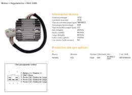 DZE REGULATOR NAPIĘCIA YAMAHA FZS600 FAZER 02-03 (5RT-81960-00) 35A