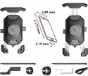 BIKETEC UCHWYT MOTOCYKLOWY Z ŁADOWARKĄ INDUKCYJNĄ NA TELEFON MONTOWANY NA KIEROWNICĘ LUB LUSTERKO TYP: R15W-PD WIRELESS